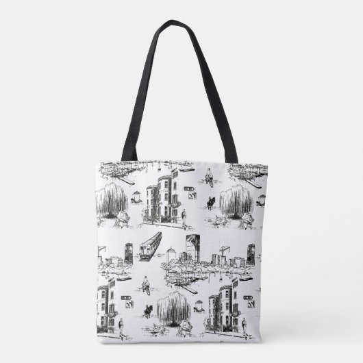 Sac fourre-tout Boston Toile (Dos)