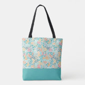 Sac fourre-tout botanique coloré (Dos)