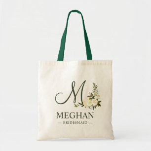 Sac fourre-tout botanique floral de demoiselle d'h