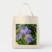 Sac fourre-tout botanique Iris Violet (Devant)