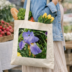 Sac fourre-tout botanique Iris Violet