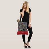 Sac fourre-tout botanique vibre (Sur le modèle)