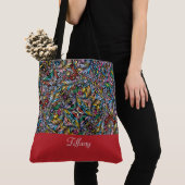 Sac fourre-tout botanique vibre (De près)