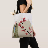 Sac fourre-tout bouddhiste de moine (De près)