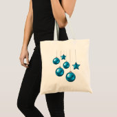 Sac fourre-tout boules et étoiles pour décorations (Devant (produit))