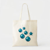 Sac fourre-tout boules et étoiles pour décorations (Devant)