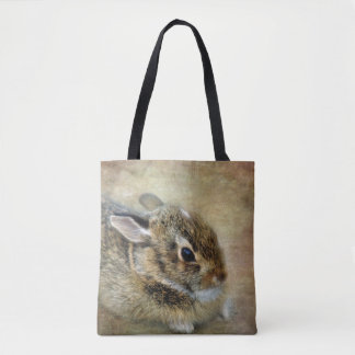 Sac fourre-tout brouillé à lapin