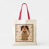 Sac fourre-tout Brown pour chiens (Dos)