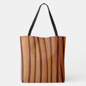 Sac fourre-tout brûlé rustique orange (Dos)