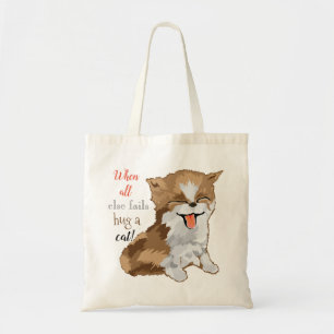 Sac fourre-tout budgétaire "Accrochez un chat"