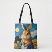 Sac fourre-tout Bunny Starry Spring (Devant)