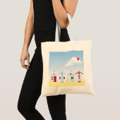 Sac fourre-tout cabanes de plage (Devant (produit))