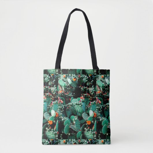 Sac fourre-tout Cactus Style Patchwork (Devant)