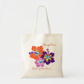 Sac fourre-tout cadeau de la fête nuptiale Hibiscu (Devant)