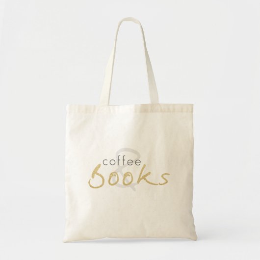 Sac fourre-tout Café et Livres (Devant)