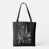 Sac fourre-tout Cafe Paris (Dos)