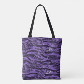 Sac fourre-tout Camo à rayures violettes (Dos)