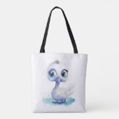 Sac fourre-tout, canard blanc mignon (Dos)