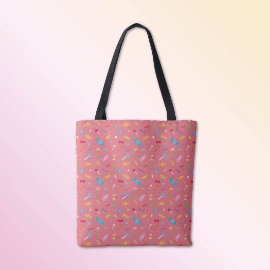 Sac fourre-tout Candy Joy corail rose