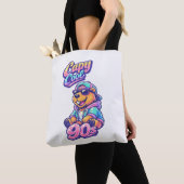 Sac fourre-tout capybara cool rétro 90 (De près)