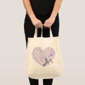 Sac fourre-tout cardiaque digne (violet) (Devant (produit))