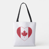 Sac fourre-tout cardiaque du drapeau du Canada (Dos)