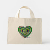 Sac fourre-tout cardiaque multicolore (Dos)