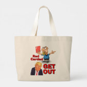 Sac fourre-tout carte rouge (Dos)