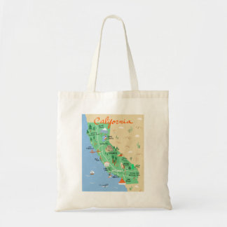 Sac fourre-tout cartographique de Californie