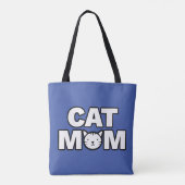 SAC FOURRE-TOUT CAT MOM (bleu) (Dos)
