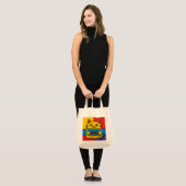 Sac fourre-tout Catsette Wonky Zoo (Devant (modèle))