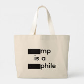 Sac fourre-tout caviardé (Dos)