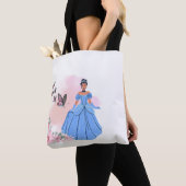 Sac fourre-tout Cendrillon - Design floral Whimsic (De près)