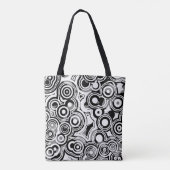 sac fourre-tout cercles abstraits (Dos)