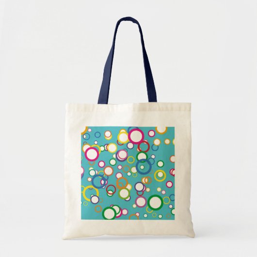 Sac fourre-tout Cercles colorés (Devant)