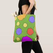 Sac fourre-tout Cercles Rétro Funky Géométriques C (De près)