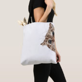 Sac fourre-tout chat amusant (De près)