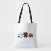 Sac fourre-tout Chat Effrayant (Devant)