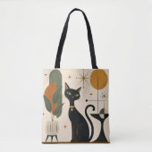 Sac fourre-tout chat Mid-Century (Devant)