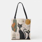 Sac fourre-tout chat Mid-Century (Dos)