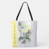 Sac fourre-tout chat mignon (Dos)