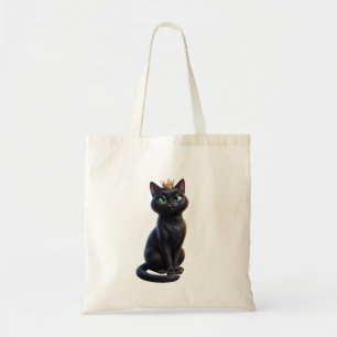 Sac fourre-tout chat noir royal