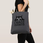 Sac fourre-tout chat noir Tiny Agent of Chaos (De près)