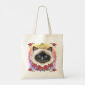 Sac fourre-tout Chat Roses Birman (Dos)
