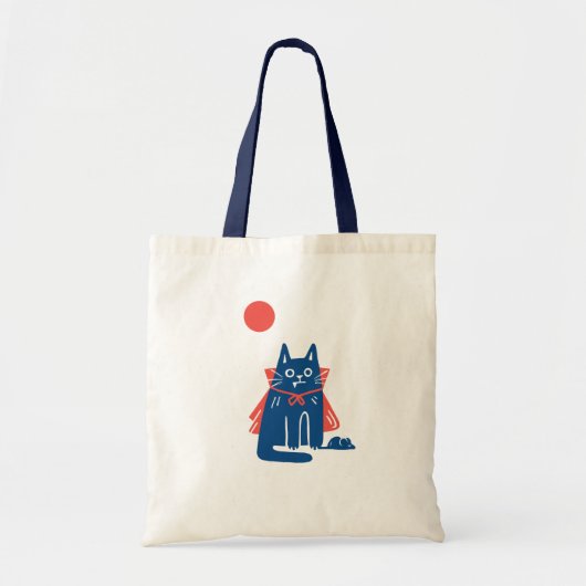Sac fourre-tout chat vampire (Devant)