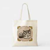 Sac fourre-tout chaton chat endormi (Dos)