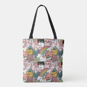 Sac fourre-tout chats mignons (Dos)