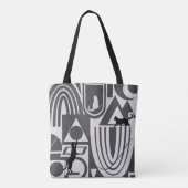 Sac fourre-tout Chats Noir et Blanc Chats Artistiq (Dos)