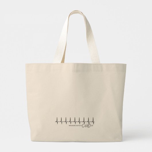 Sac fourre-tout CHD de la maman du coeur (Dos)