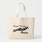 Sac fourre-tout Checkered à équipe de course (Devant)